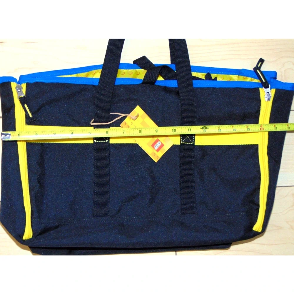 LEGO Tote Bag Black & Yellow Carry Gear Solutions RPET Recycled NWT Retired